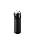 Smooth Plastic Black Matte Lever Thermos (2.2 Liter)